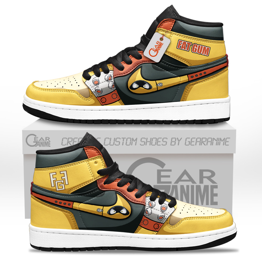 Fat Gum High-Top Leather Sneakers Custom Name