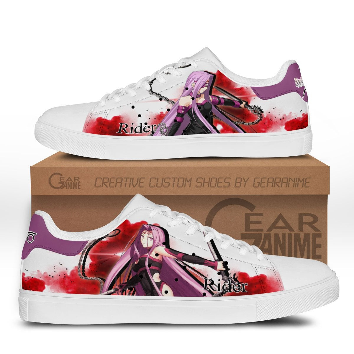 Fate Zero Rider Custom Anime Classic Court Shoes