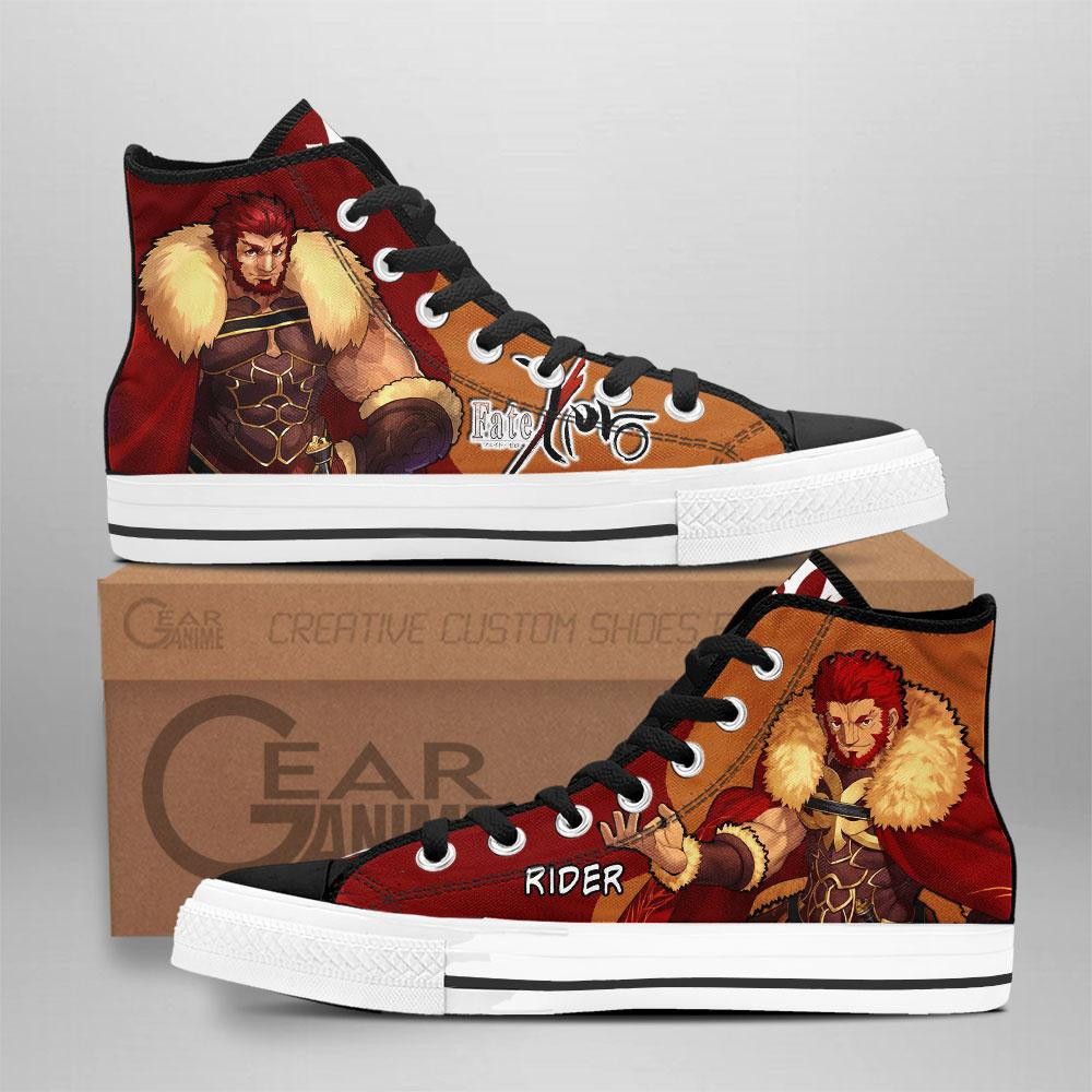Fate Zero Rider Custom Anime High-Top Canvas Shoes