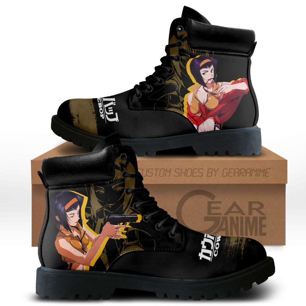 Faye Valentine Custom Anime Combat Boots MV1410