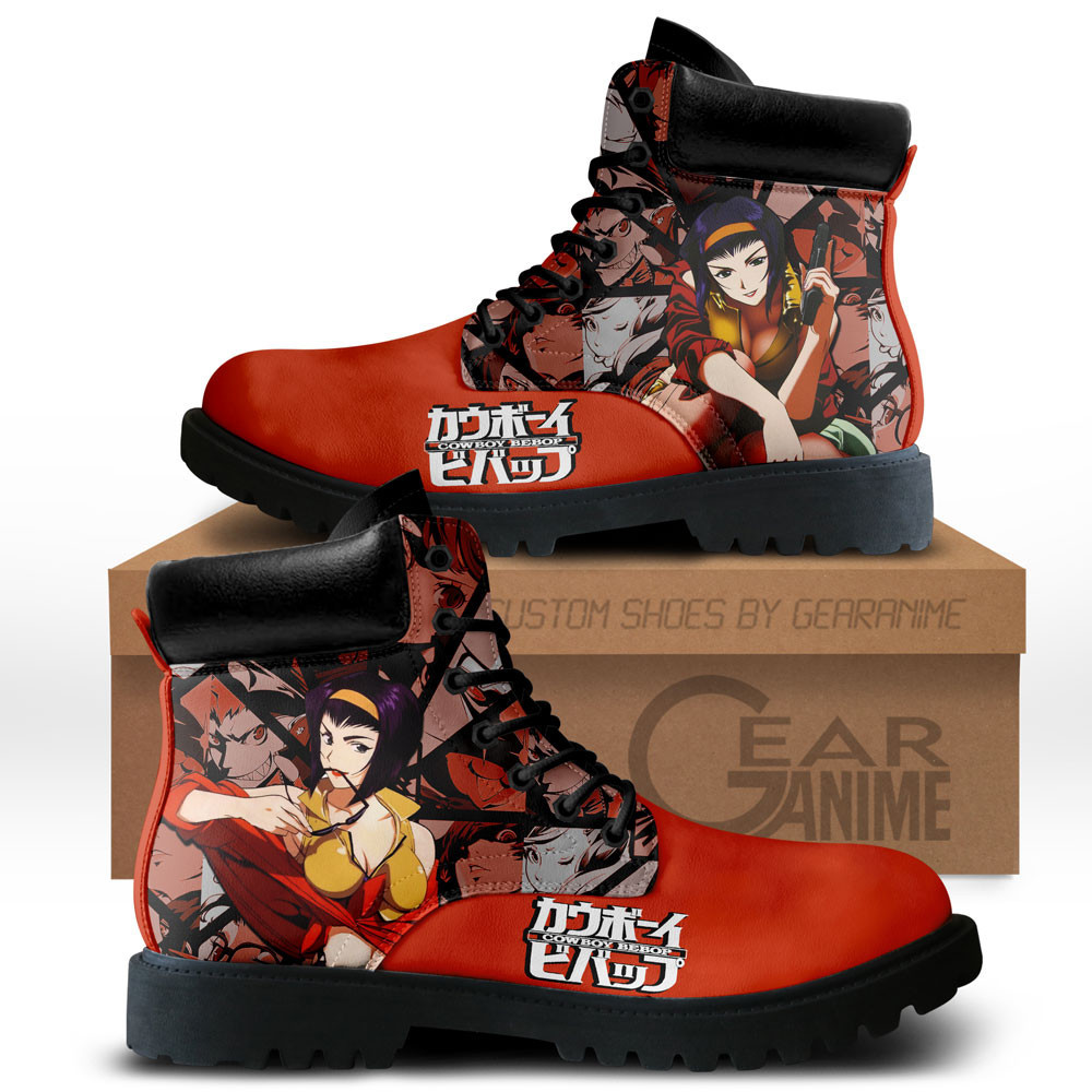 Faye Valentine Custom Anime Combat Boots NTT281
