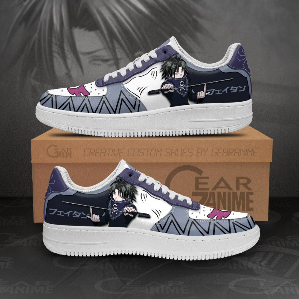 Feitan Custom Anime Low-Top Leather Sneakers