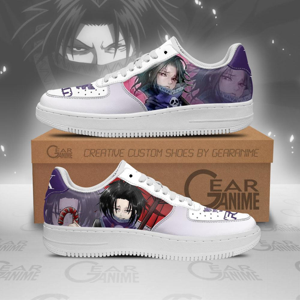 Feitan Custom Anime Low-Top Leather Sneakers