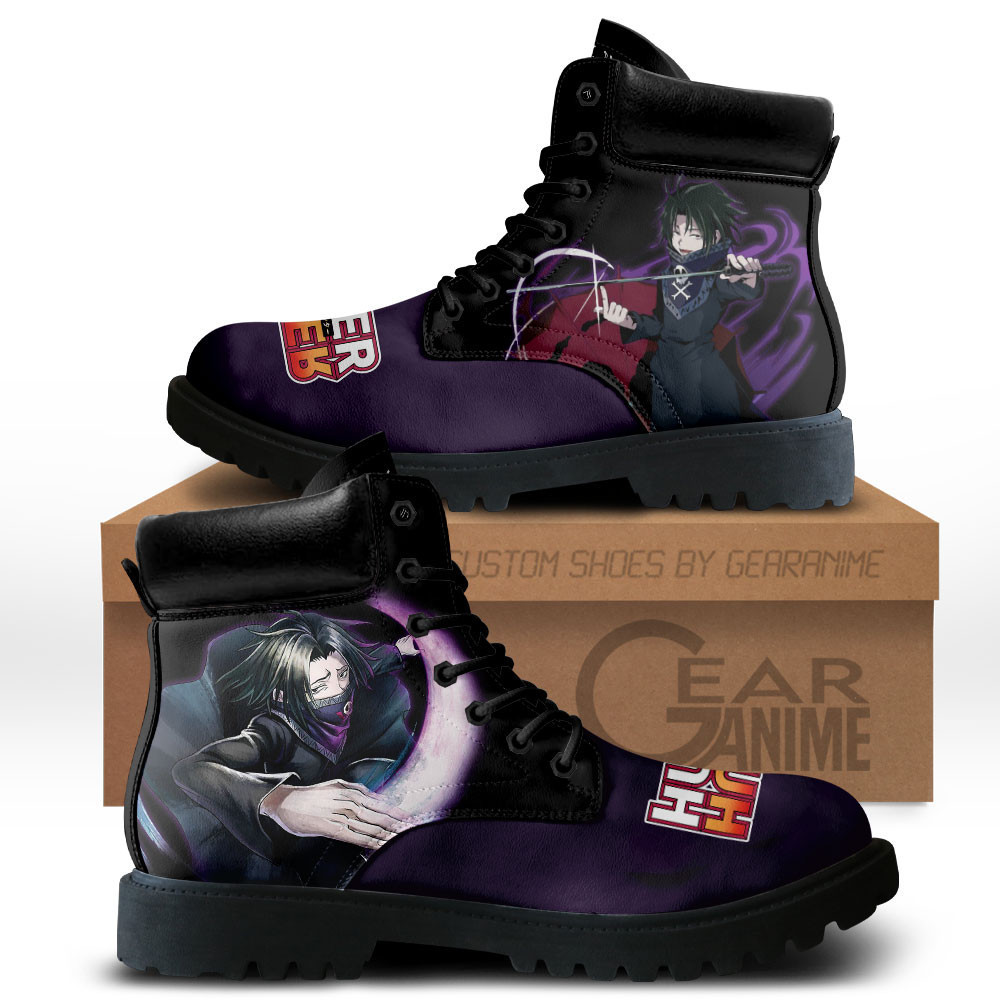 Feitan Portor Custom Anime Combat Boots MV0512