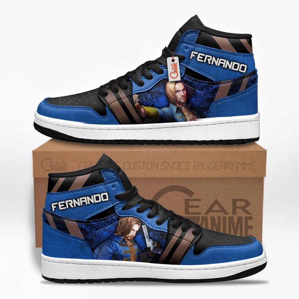 Fernando Custom Gaming High-Top Leather Sneakers Game C.S Skins