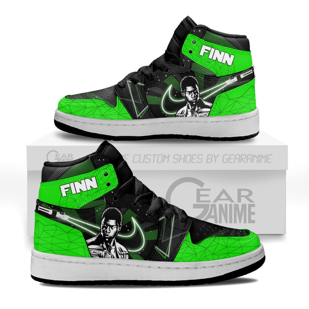Finn FN-2187 Kids High-Top Leather Sneakers