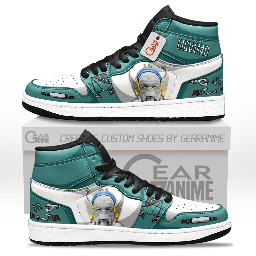 Finster Custom Movie High-Top Leather Sneakers