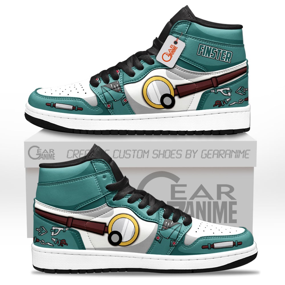 Finster Custom Movie High-Top Leather Sneakers Unique Style & Design
