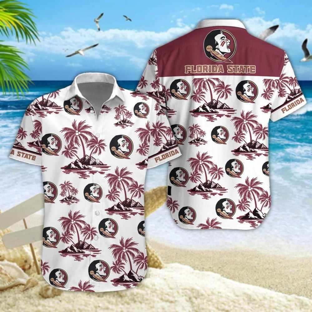 Florida State Seminoles Football Hawaiian Game Day Apparel Father's Day Gift Ideas