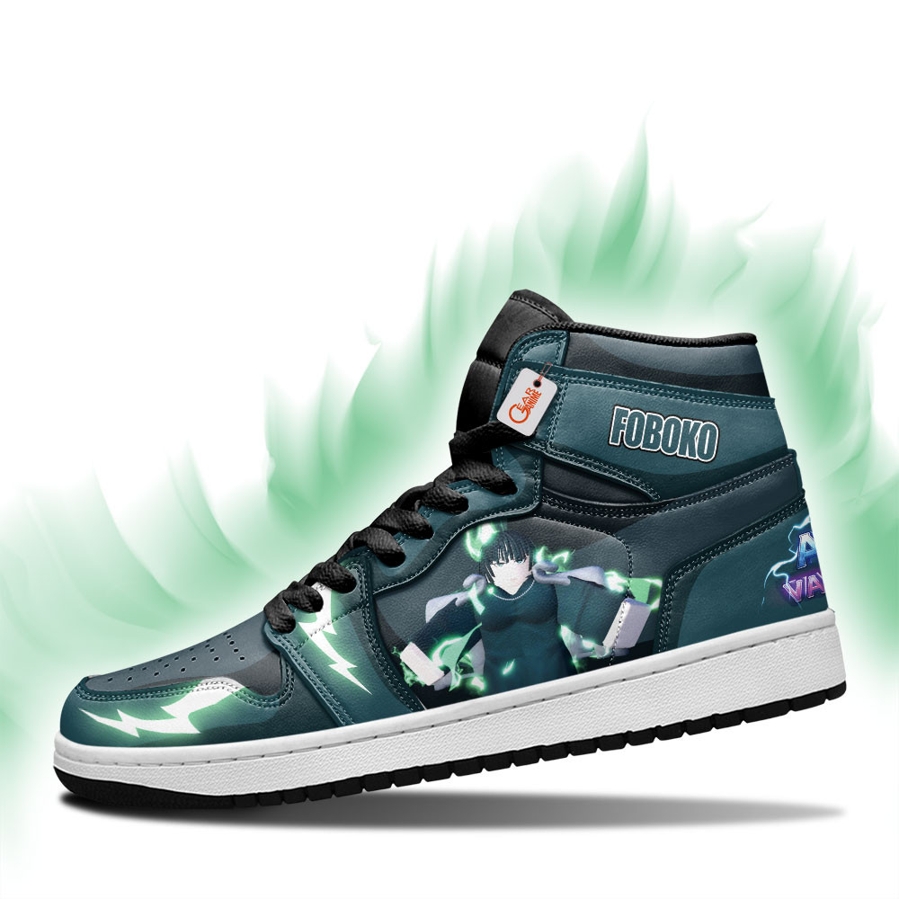 Foboko Hellish Custom Gaming High-Top Leather Sneakers Game Anime Vanguards Custom Name