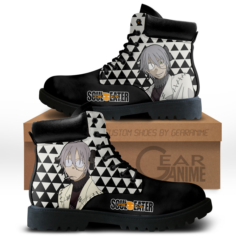 Franken Stein Custom Anime Combat Boots NTT121