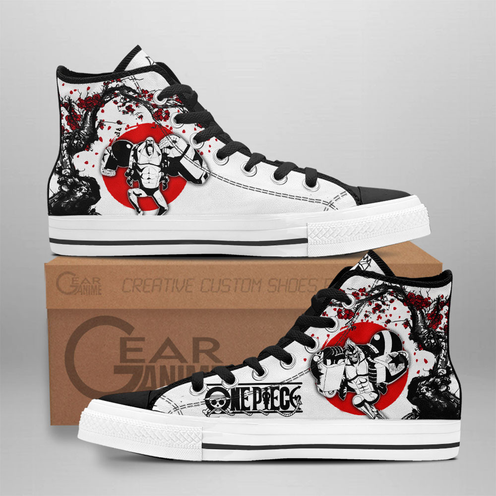Franky Custom Anime High-Top Canvas Shoes