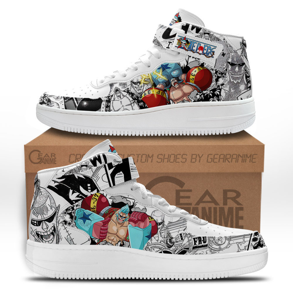 Franky Custom Anime Mid-Top Leather Sneakers
