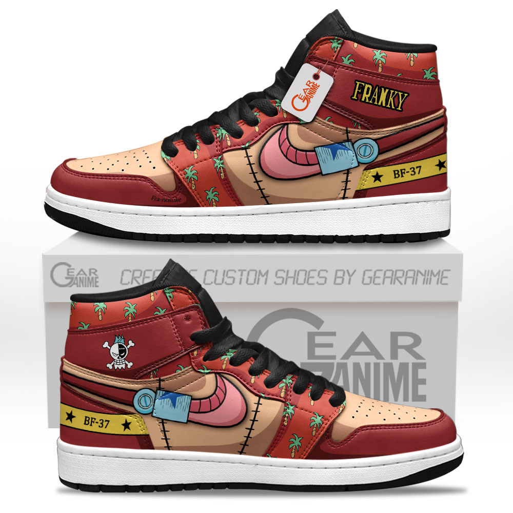 Franky High-Top Leather Sneakers Custom Name