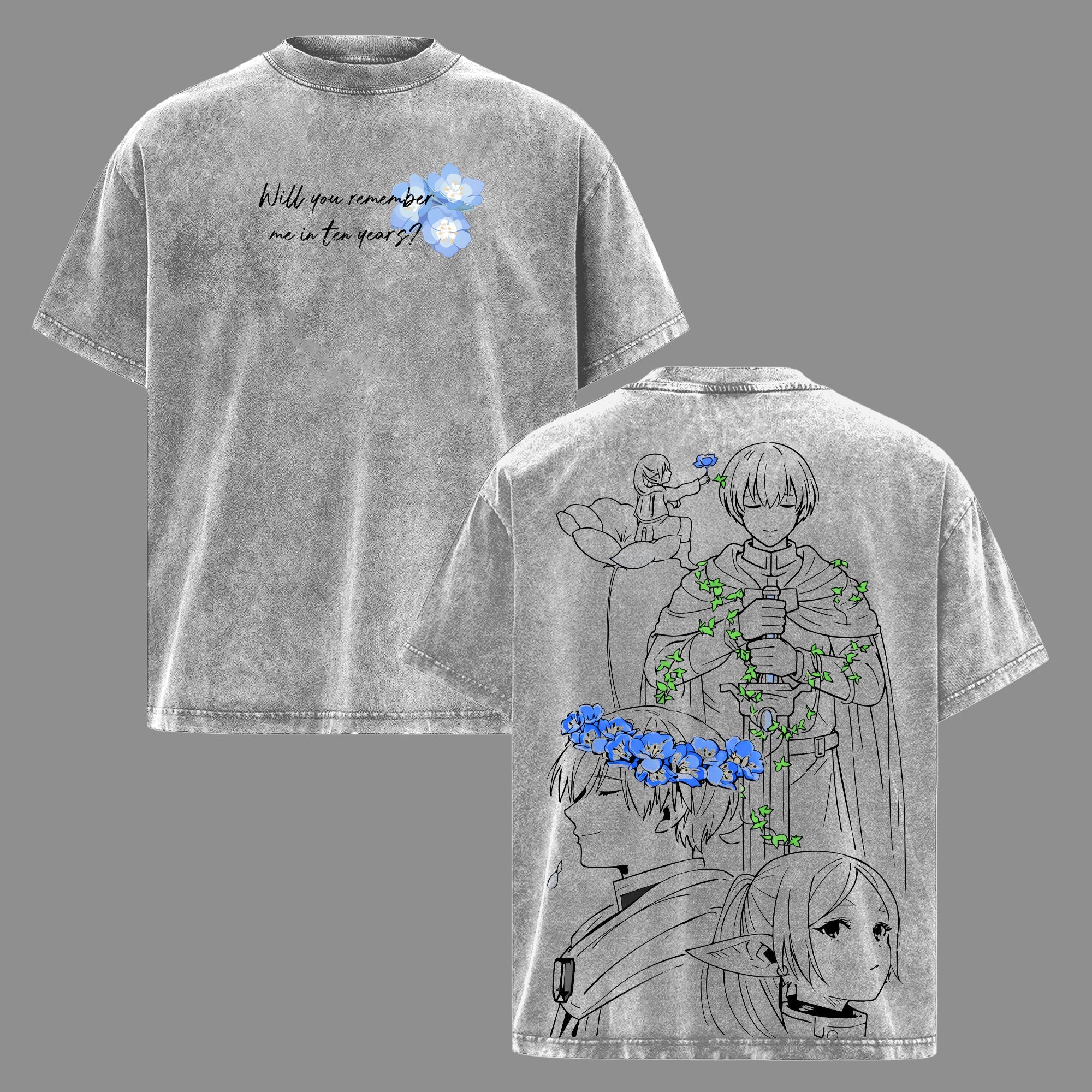 Frieren x Himmel Washed Apparel T-Shirt