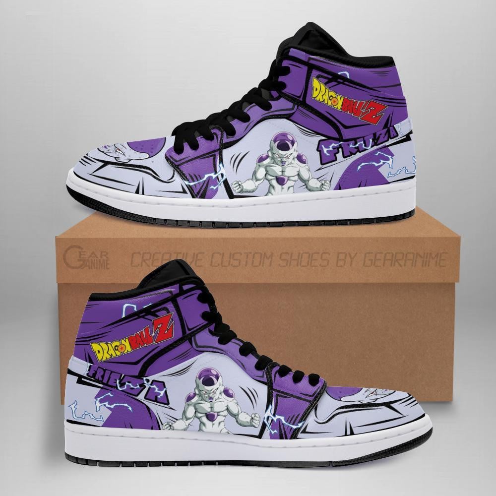 Frieza Custom Anime High-Top Leather Sneakers