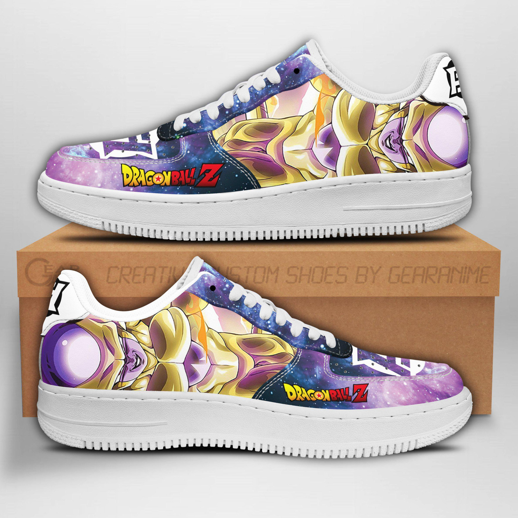 Frieza Custom Anime Low-Top Leather Sneakers