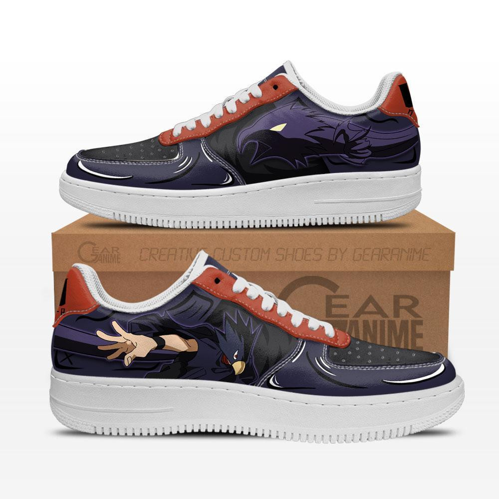 Fumikage Tokoyami Custom Anime Low-Top Leather Sneakers