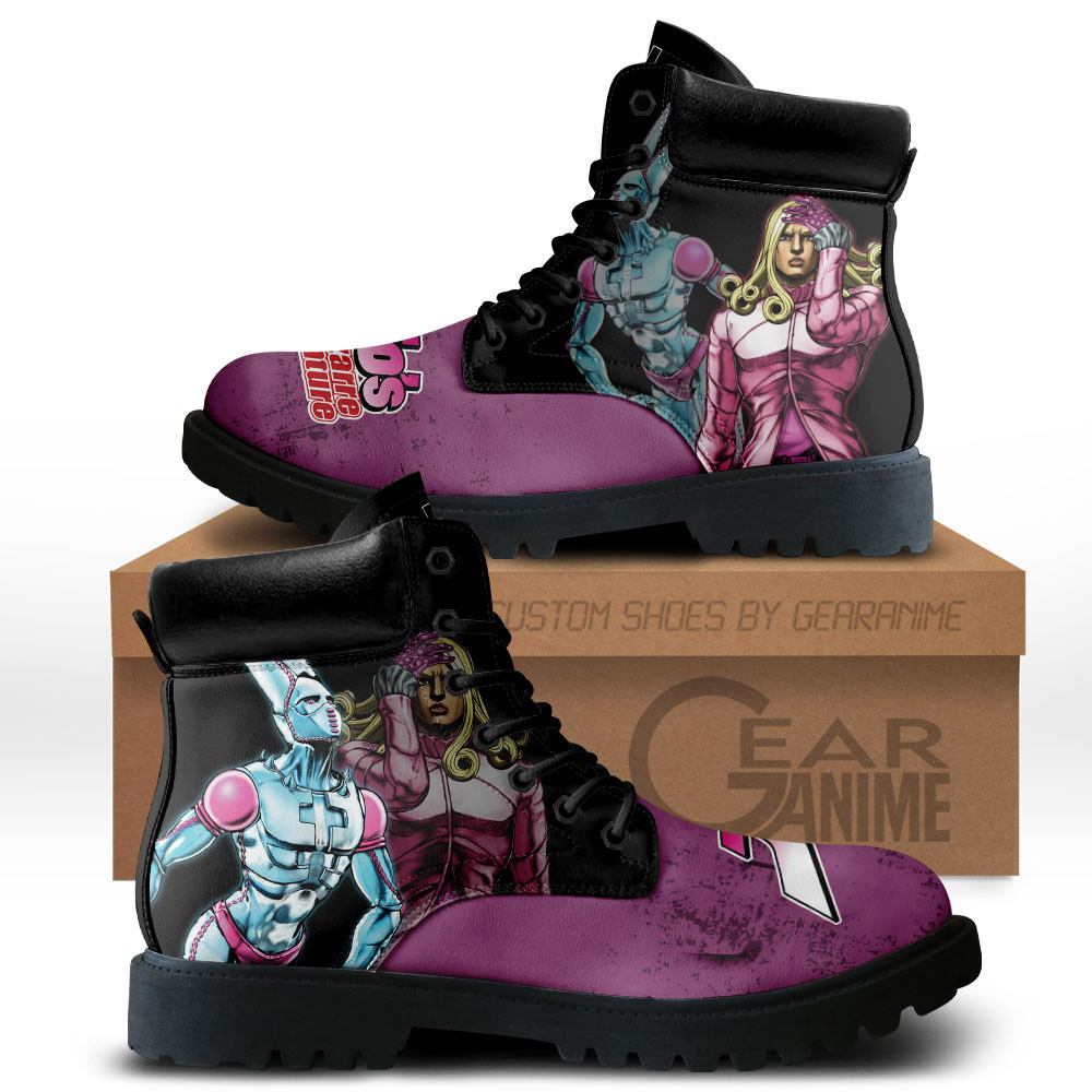Funny Valentine Custom Anime Combat Boots MV0512