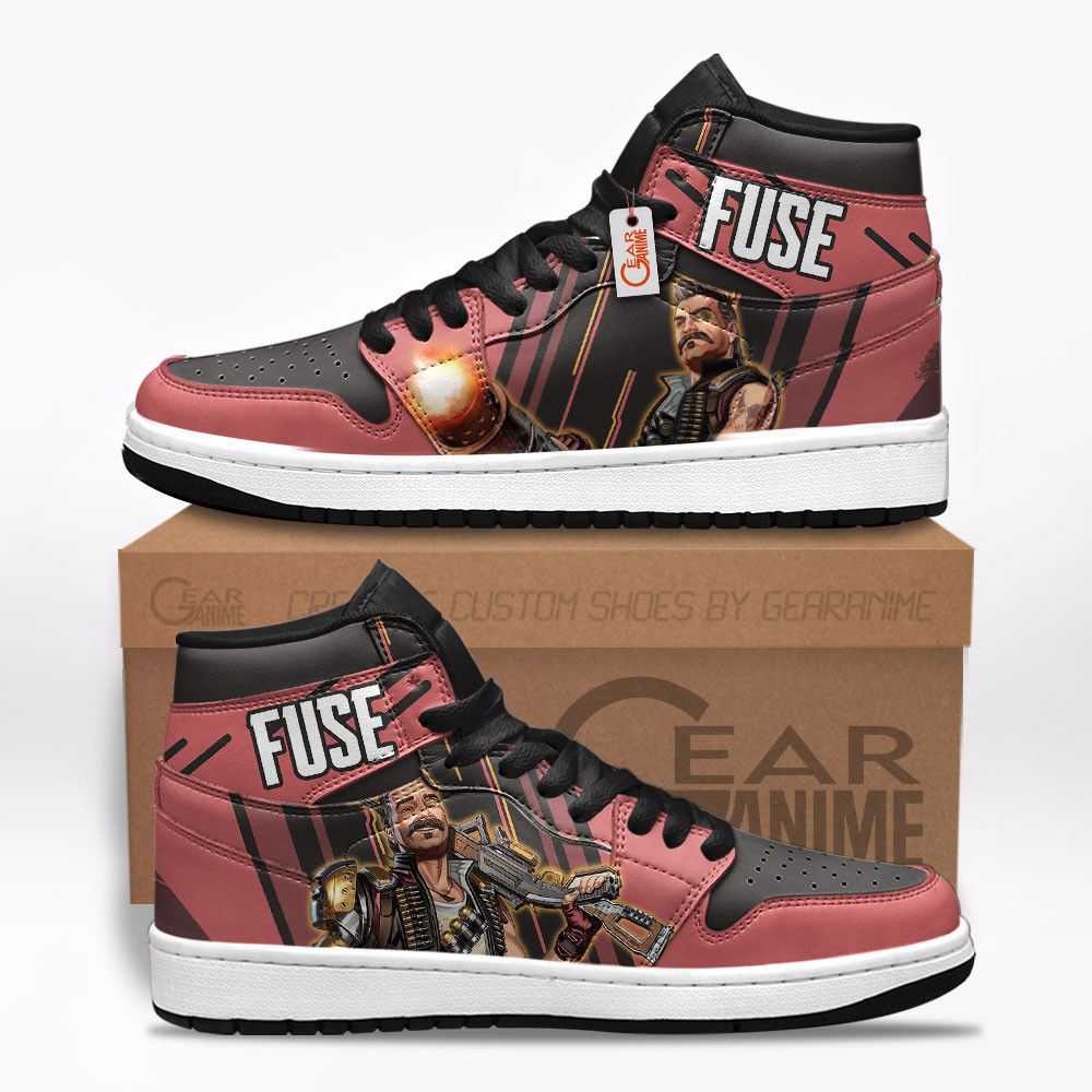 Fuse Custom Gaming High-Top Leather Sneakers Game Apex Legends Shoes