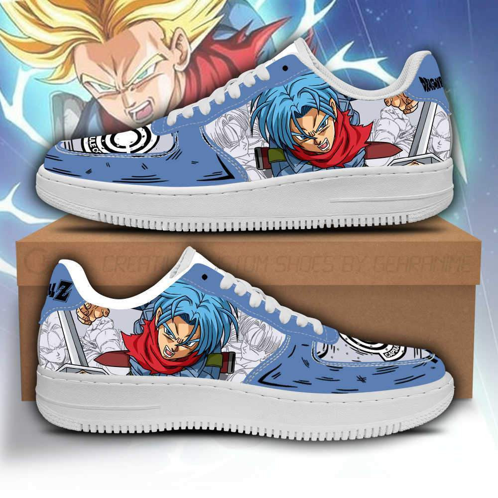Future Trunks Custom Anime Low-Top Leather Sneakers