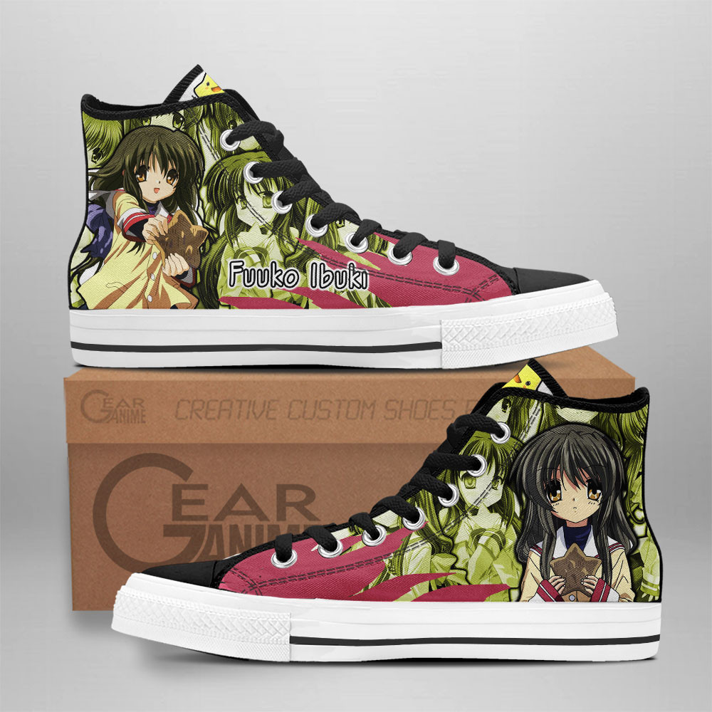 Fuuko Ibuki Custom Anime High-Top Canvas Shoes NTT131