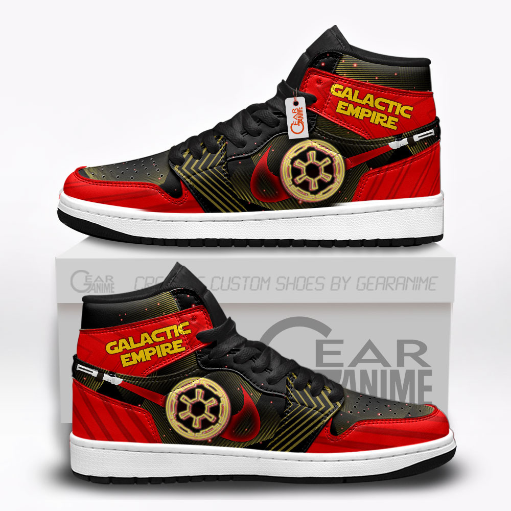 Galactic Empire Custom Movie High-Top Leather Sneakers