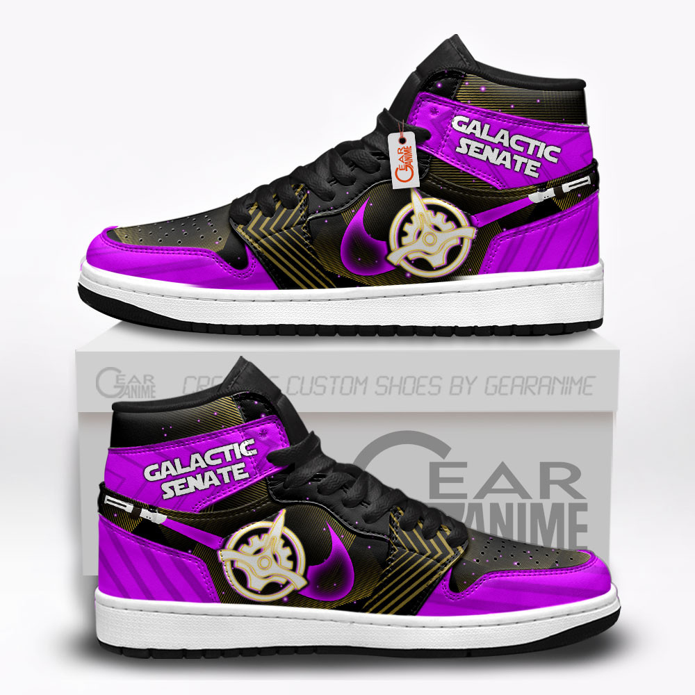 Galactic Senate Custom Movie High-Top Leather Sneakers