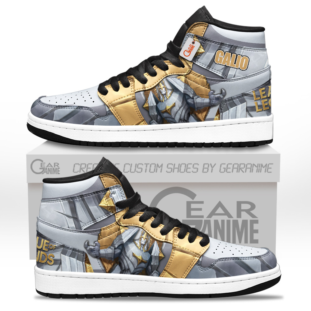 Galio Custom Gaming High-Top Leather Sneakers LOL Custom Name