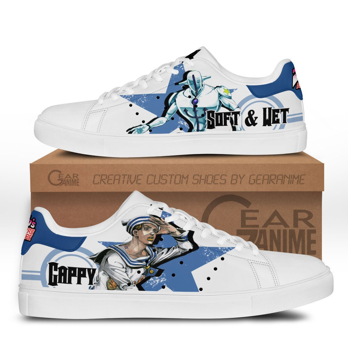 Gappy Custom Anime Classic Court Shoes
