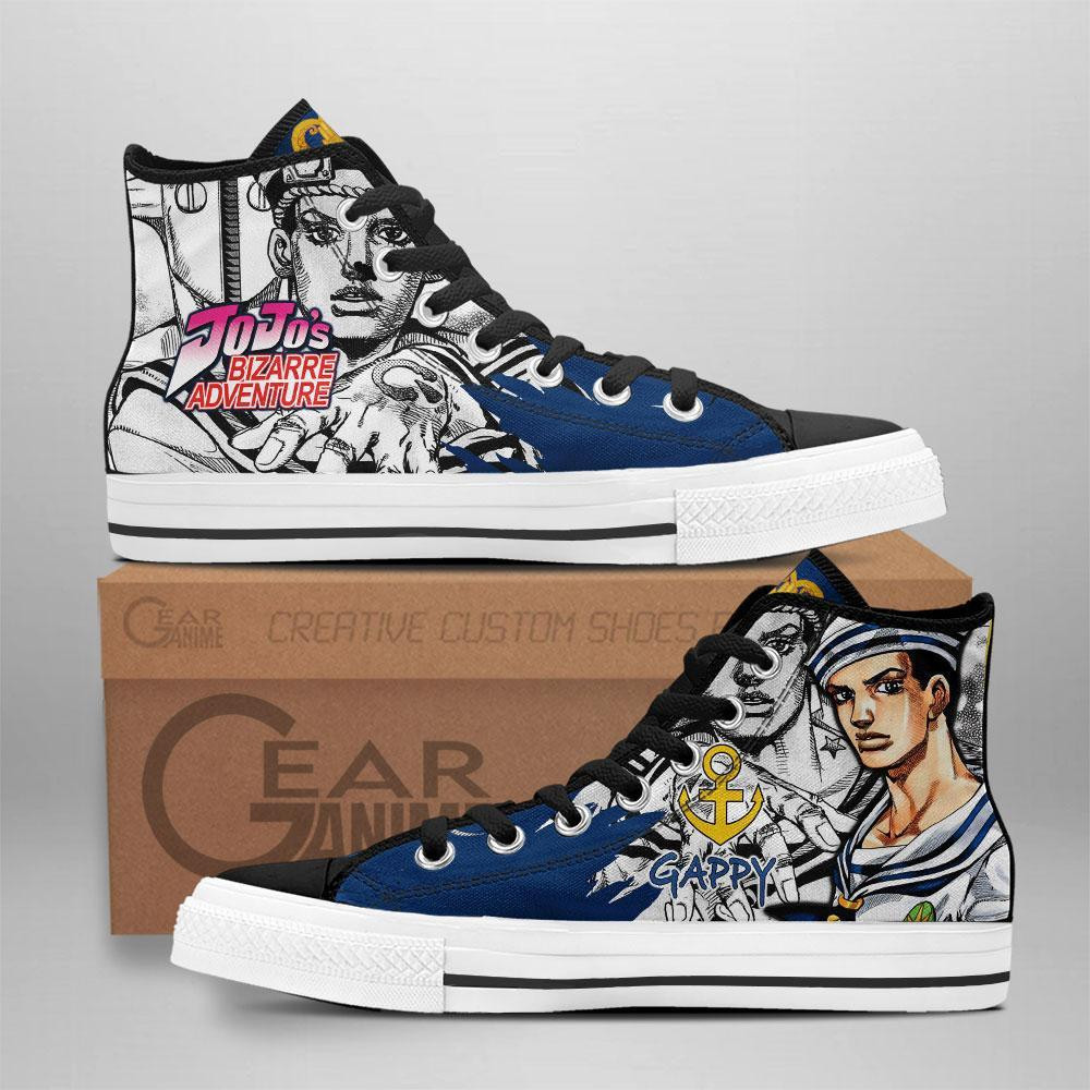 Gappy Josuke Higashikata Custom Anime High-Top Canvas Shoes NTT111