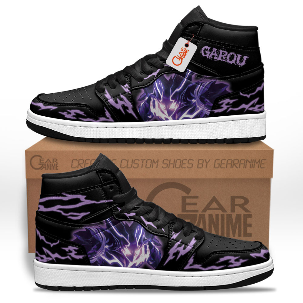 Garou High-Top Leather Sneakers Custom Name