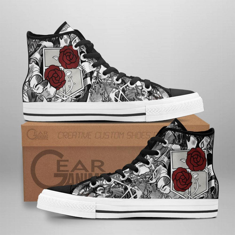Garrison Regiment Custom Anime High-Top Canvas Shoes TT2508