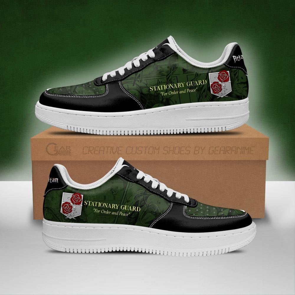 Garrison Regiment Custom Anime Low-Top Leather Sneakers