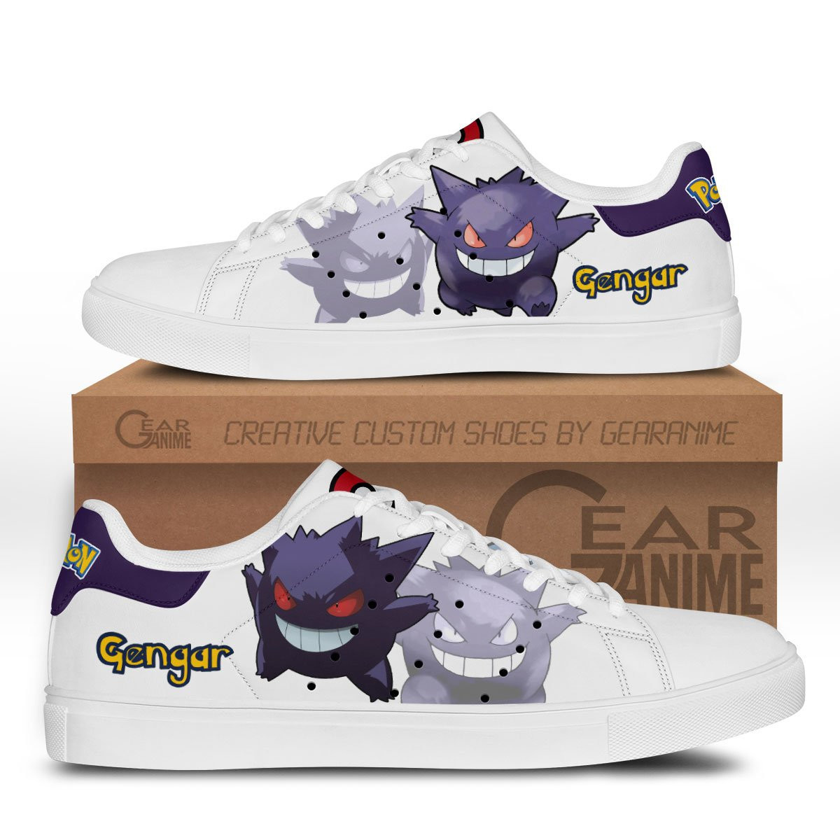 Gengar Custom Anime Classic Court Shoes