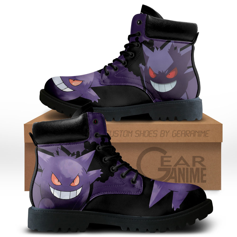 Gengar Custom Anime Combat Boots