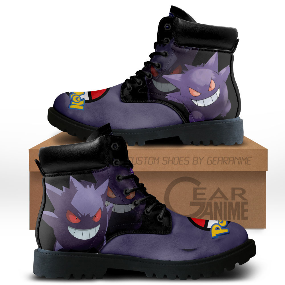 Gengar Custom Anime Combat Boots MV0512