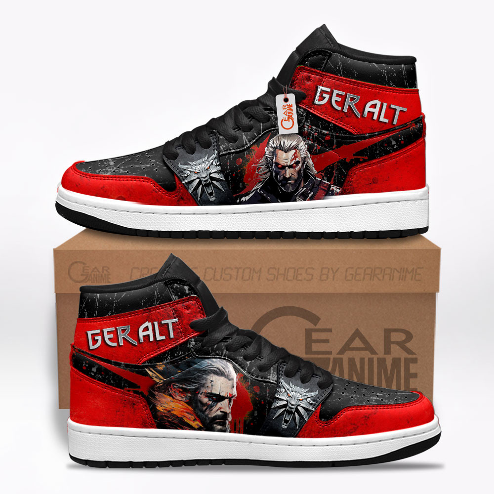 Geralt Custom Gaming High-Top Leather Sneakers
