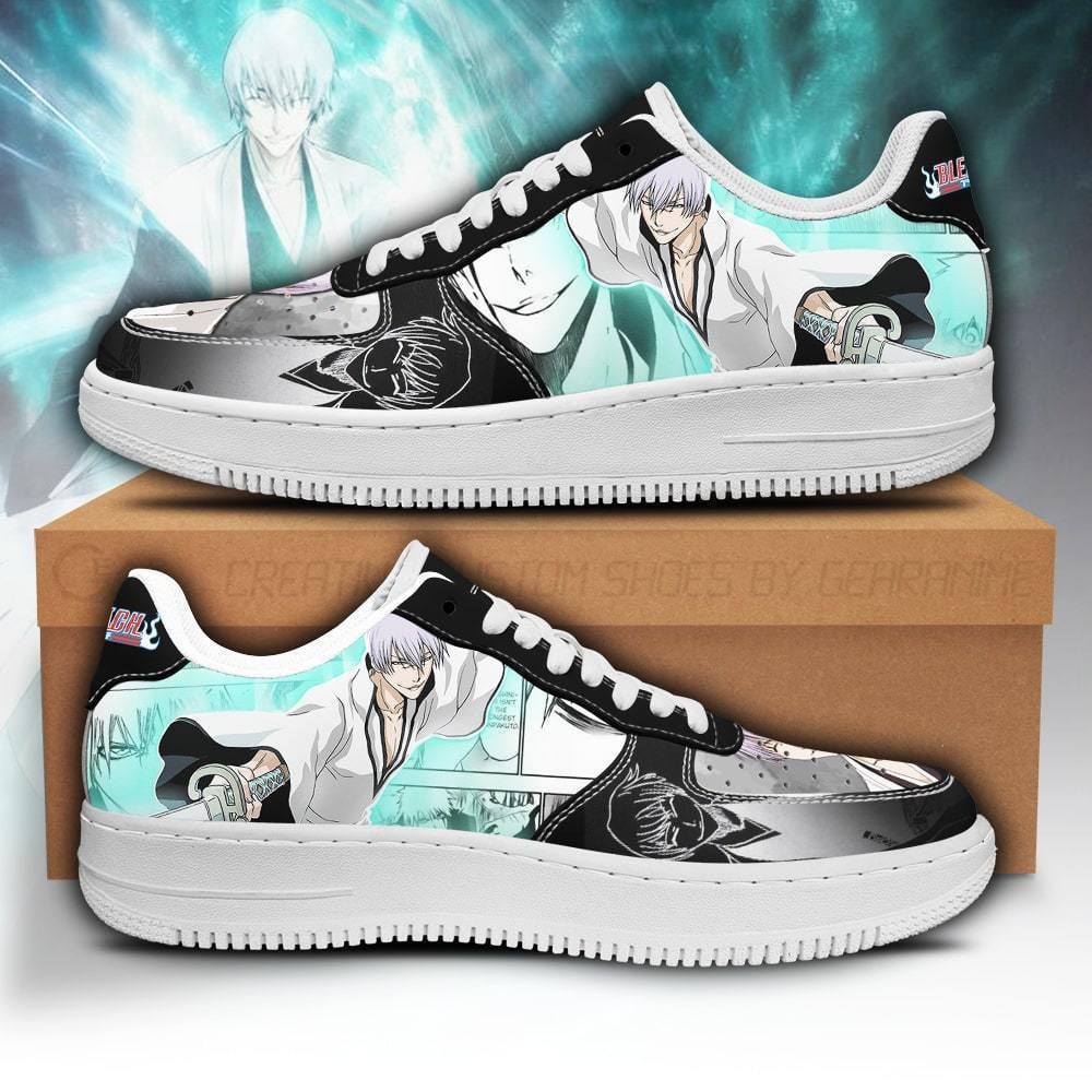 Gin Ichimaru Custom Anime Low-Top Leather Sneakers