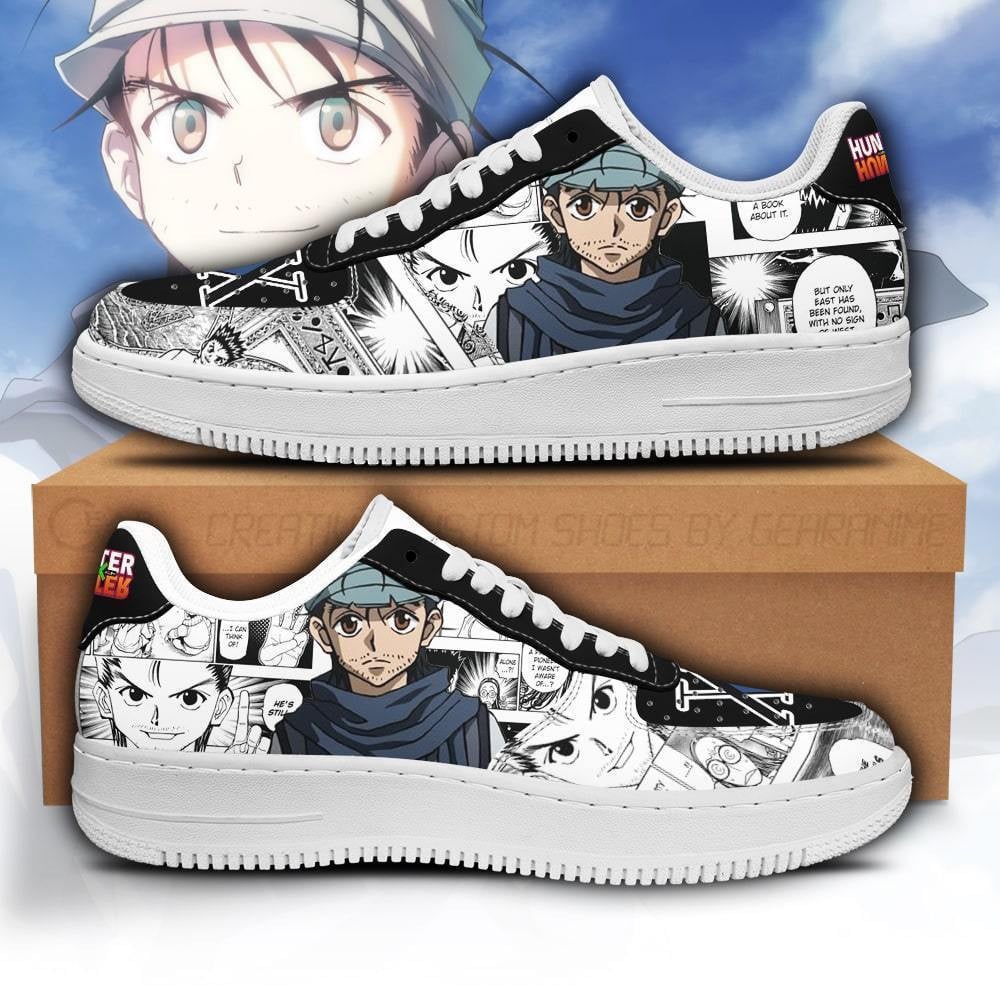 Ging Custom Anime Low-Top Leather Sneakers