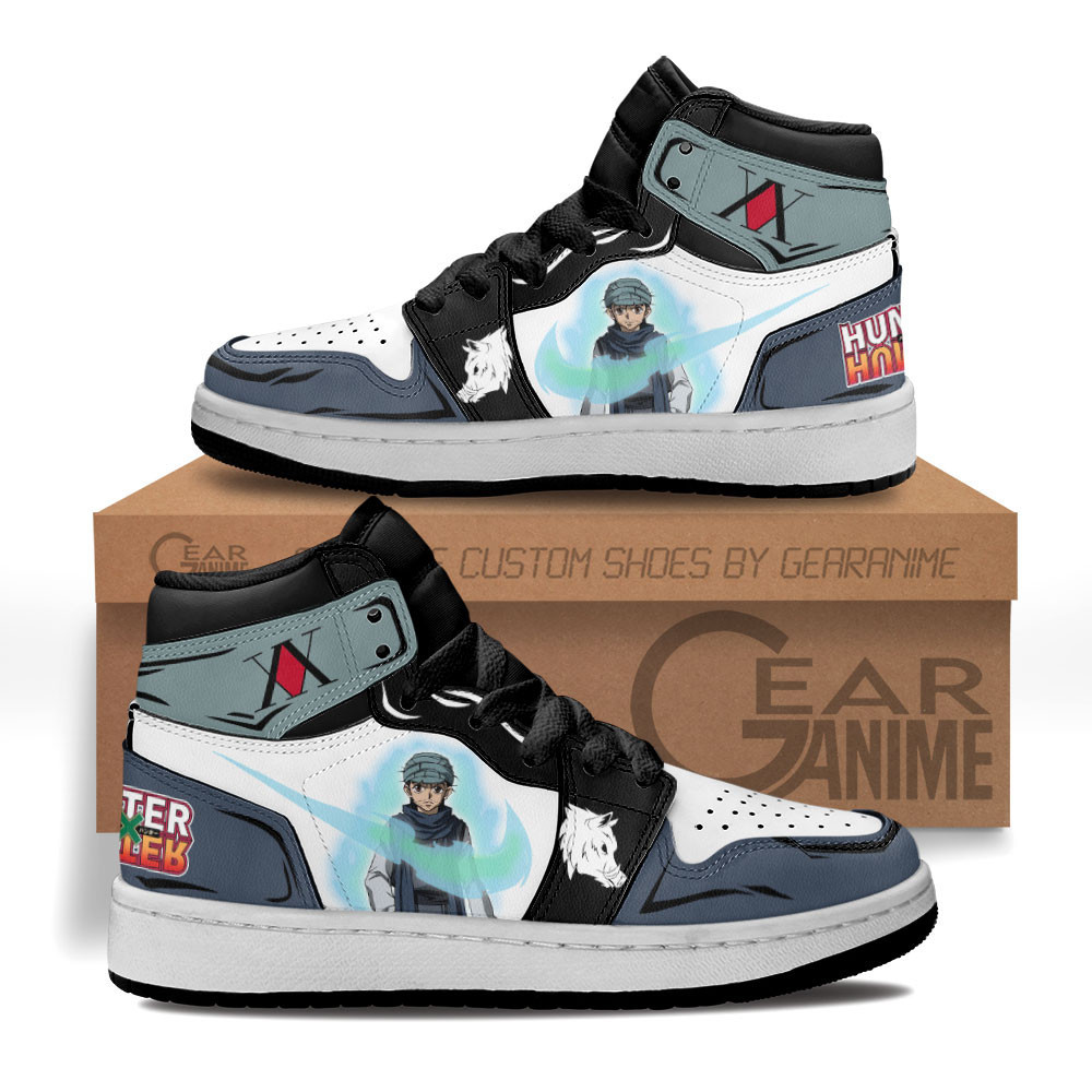 Ging Freecss Custom Anime Kids High-Top Leather Sneakers
