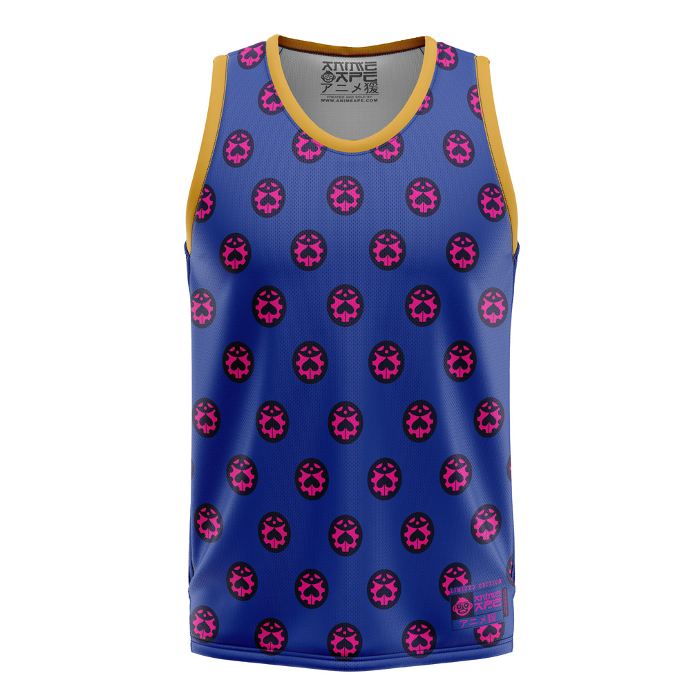 Giorno Giovanna Anime Jojo’s Bizarre Adventure Basketball Jersey