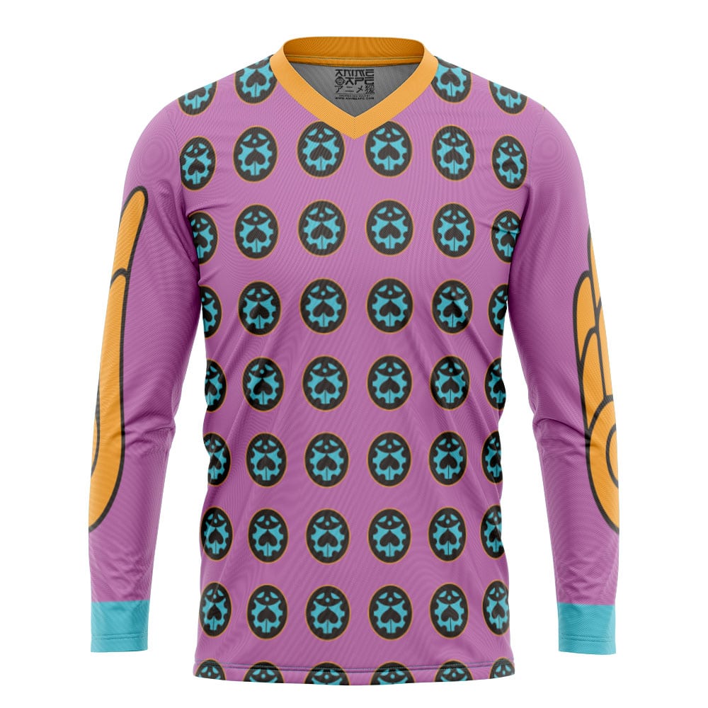 Giorno Giovanna Anime Jojo’s Bizarre Adventure Hockey Jersey