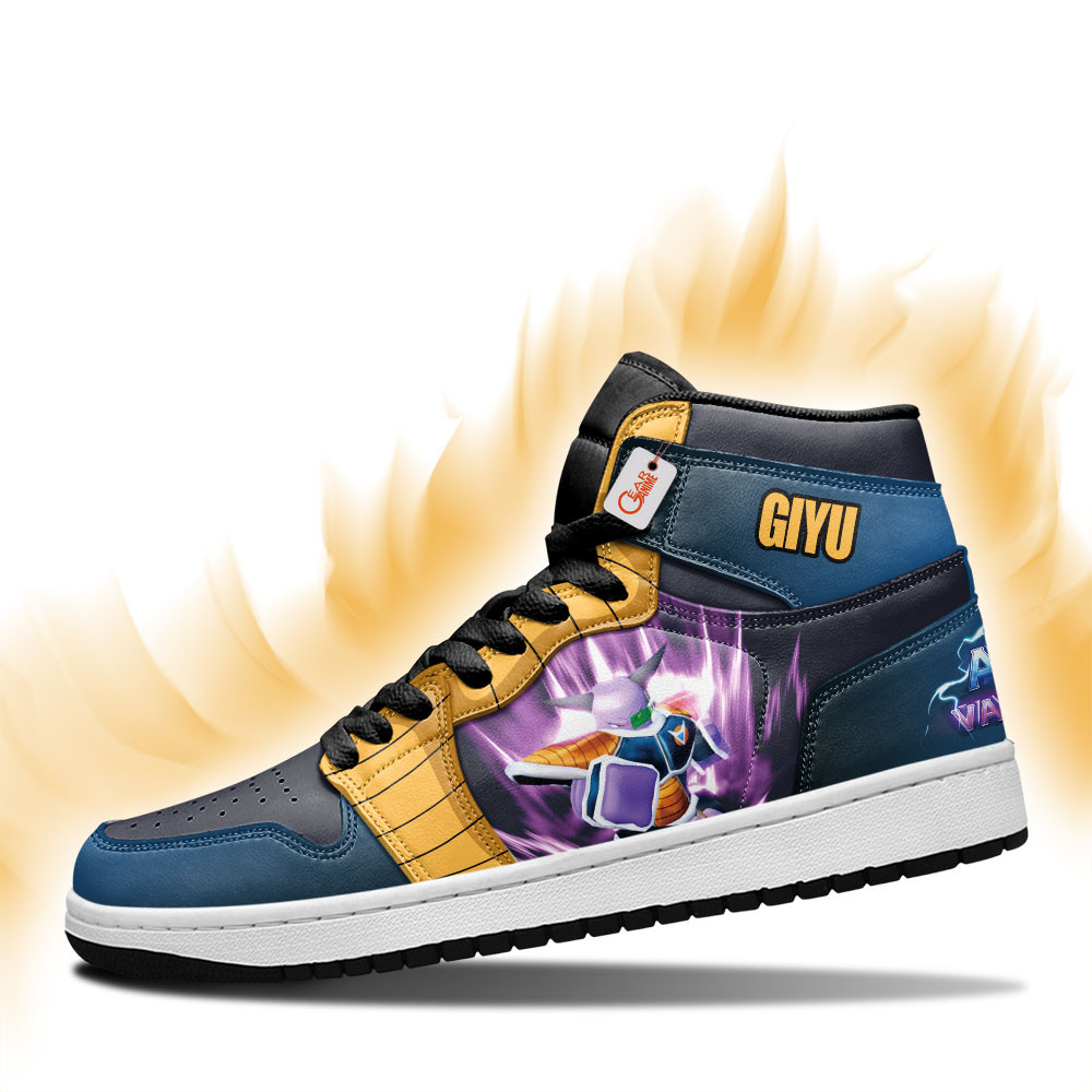 Giyu Custom Gaming High-Top Leather Sneakers Vanguards Custom Drop