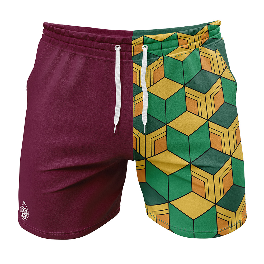 Giyu Tomioka Demon Slayer Gym Shorts