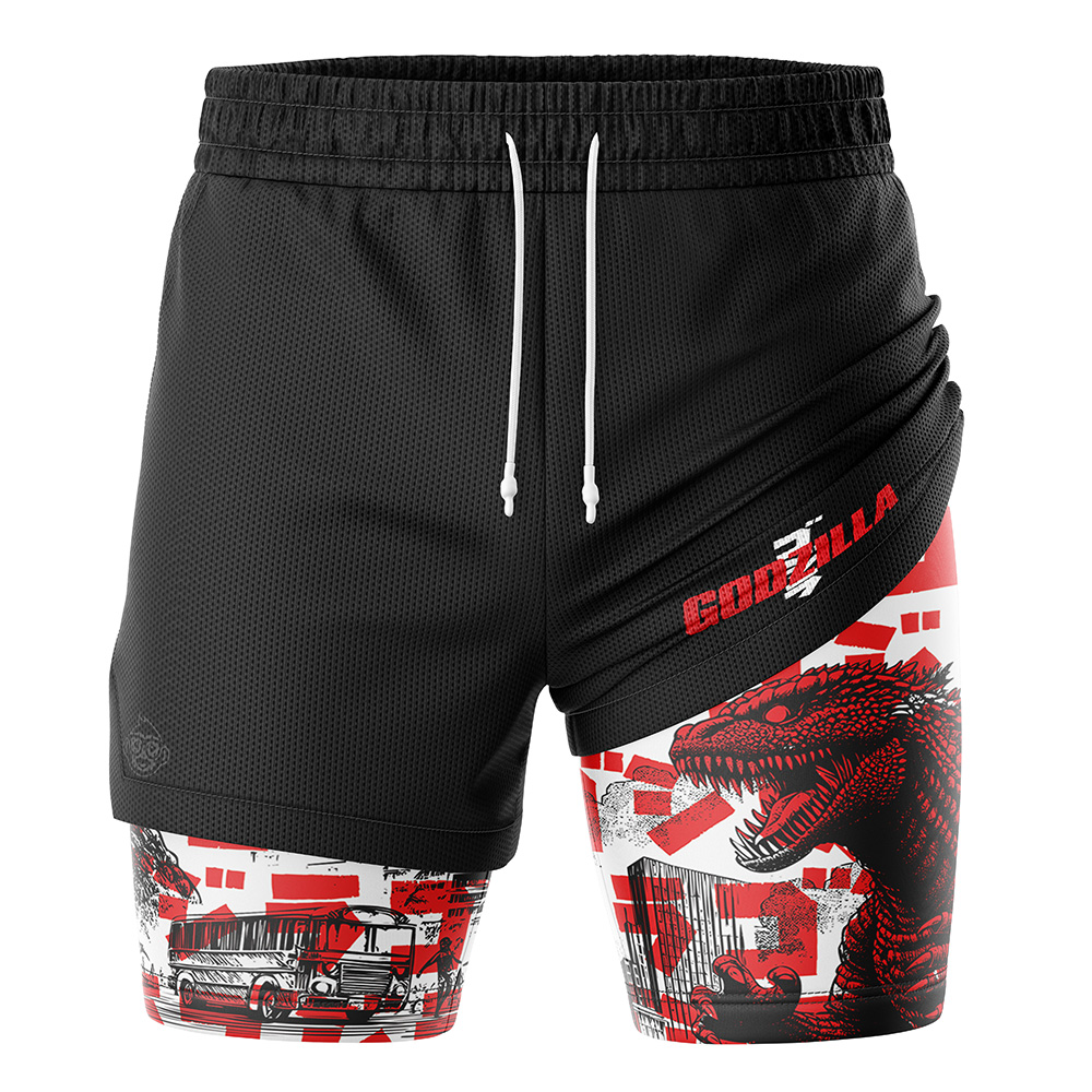 Godzilla 2-in-1 Performance Shorts