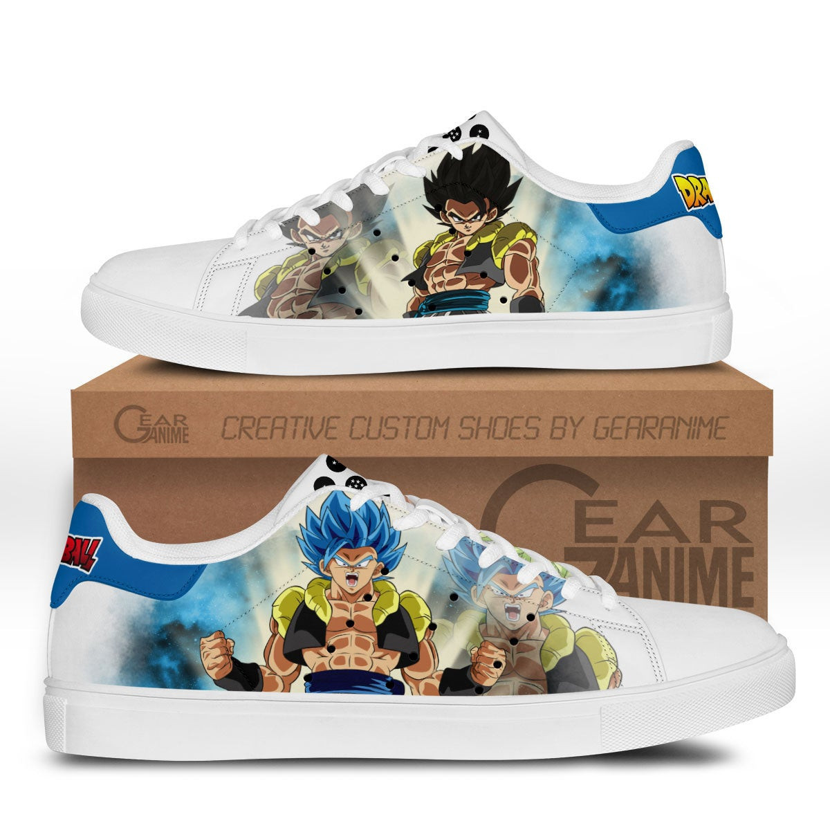 Gogeta Custom Anime Classic Court Shoes