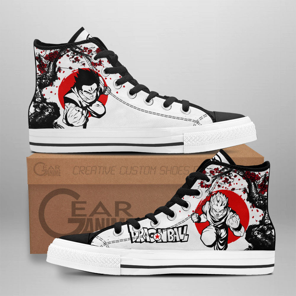 Gohan Custom Anime High-Top Canvas Shoes NTT210