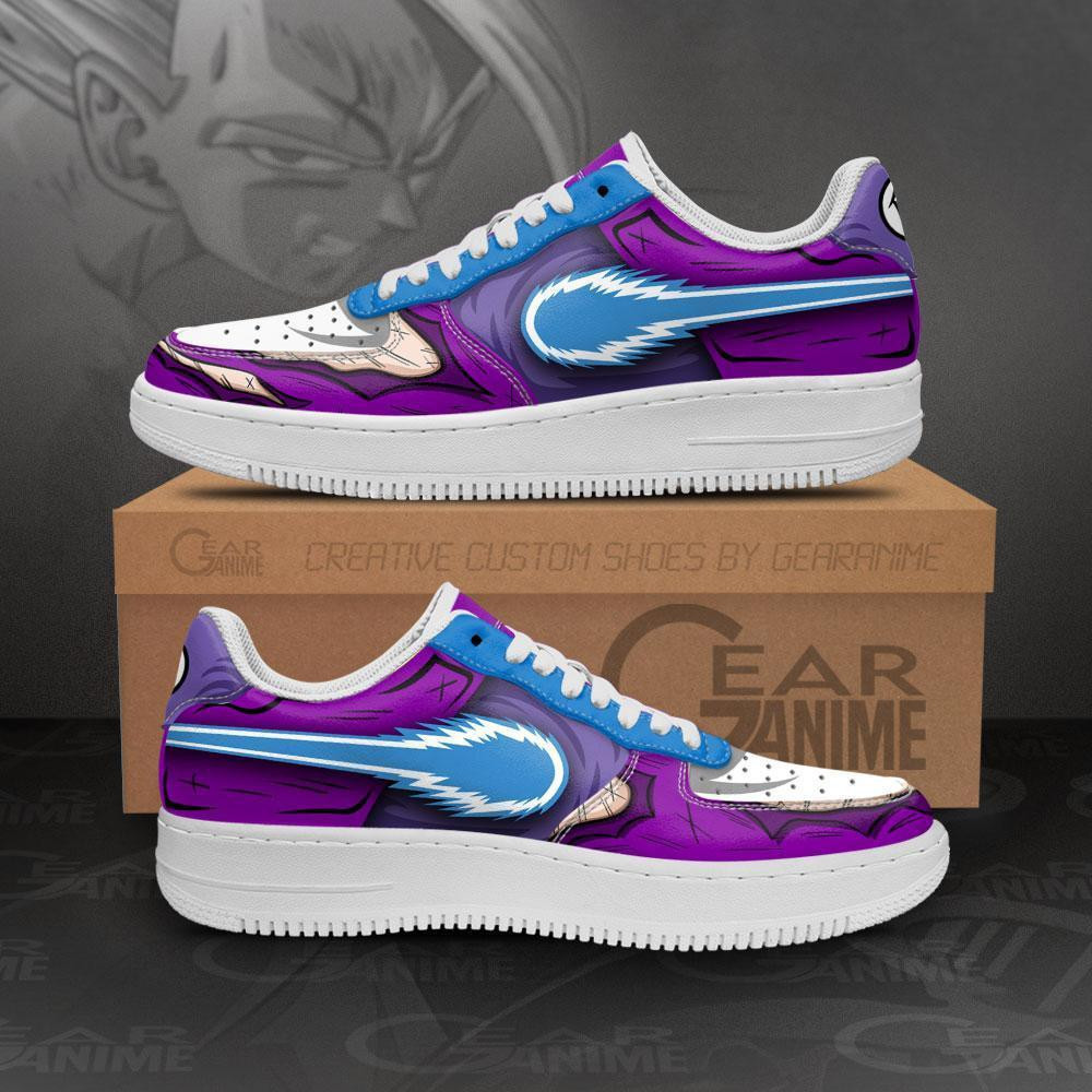 Gohan Power Custom Anime Low-Top Leather Sneakers