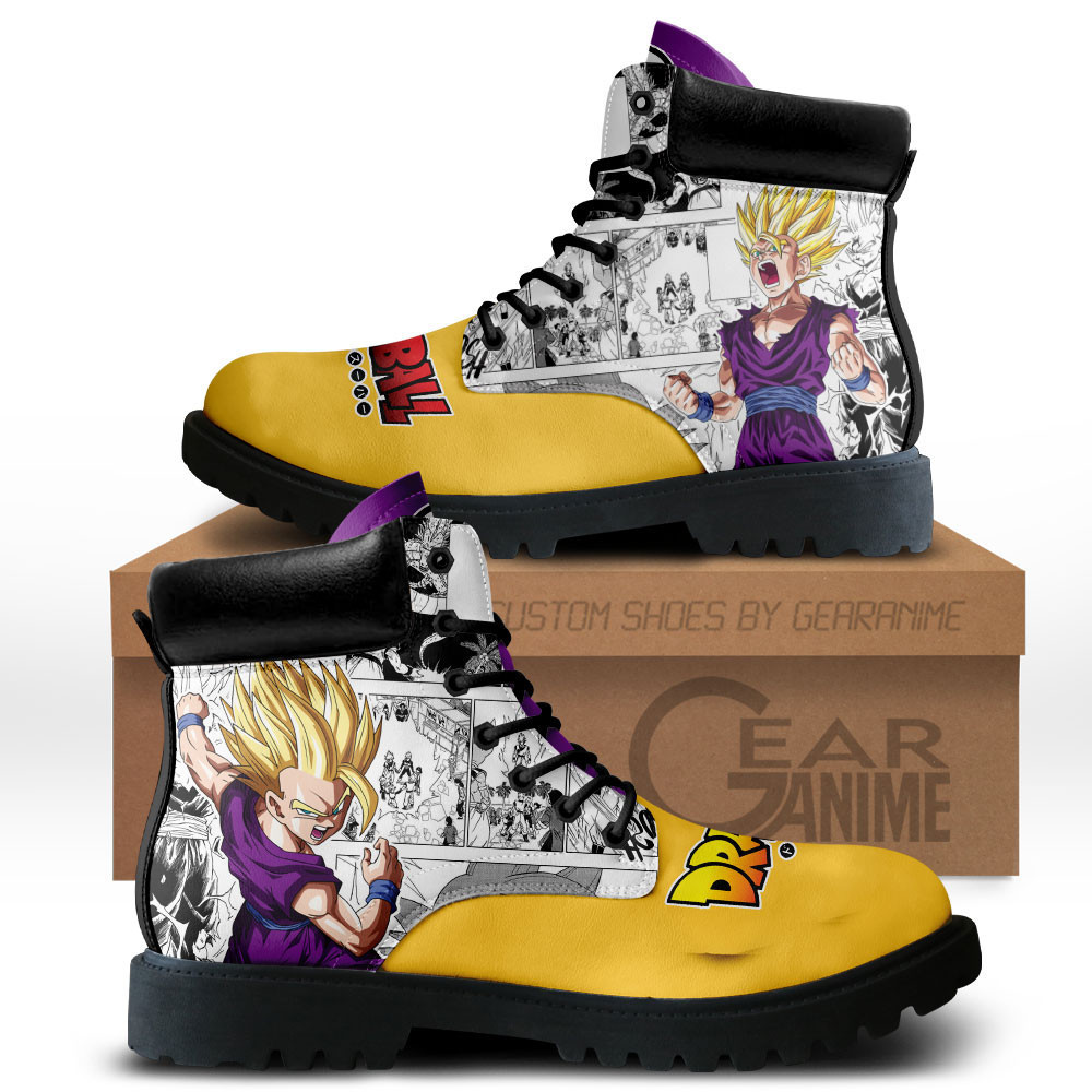 Gohan Super Saiyan Custom Anime Combat Boots